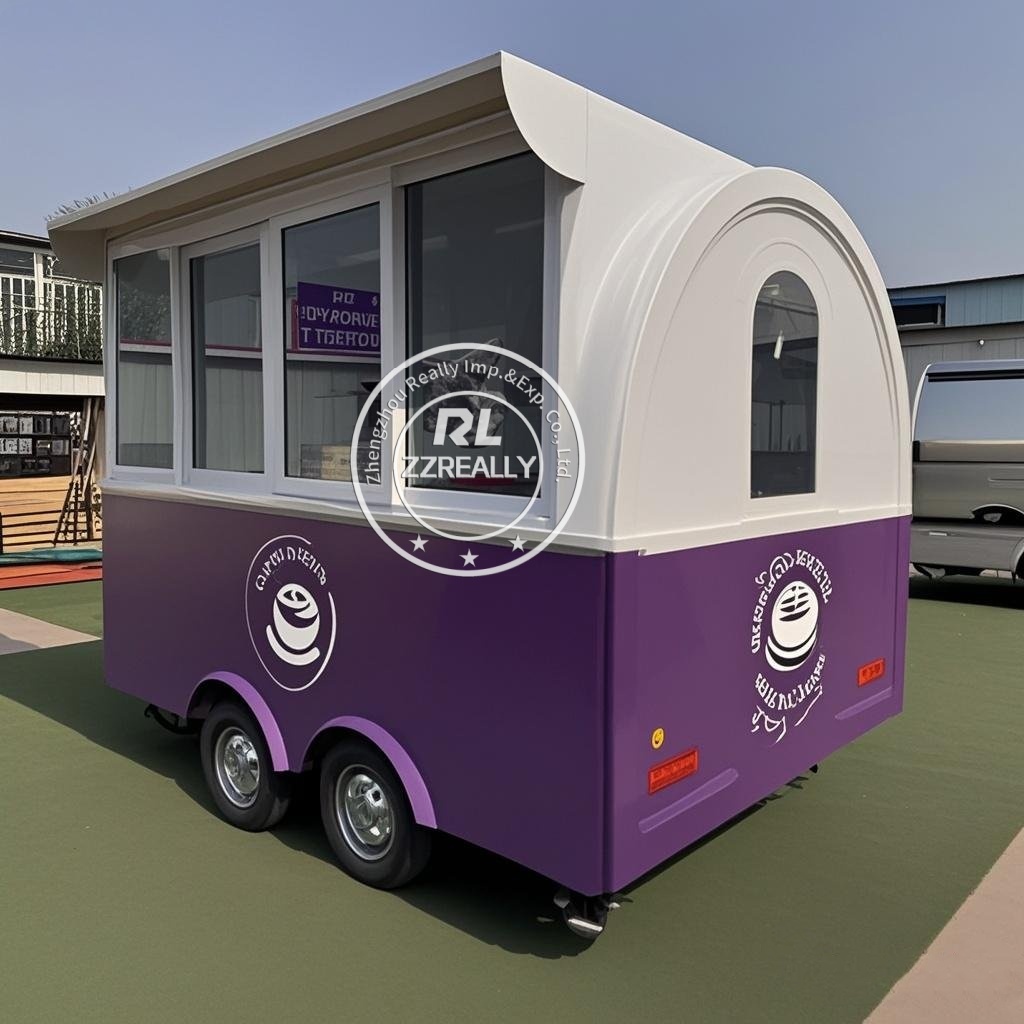 Coffee Equipment Europe - Trailer Truk Makanan Standar Eropa Penjualan
