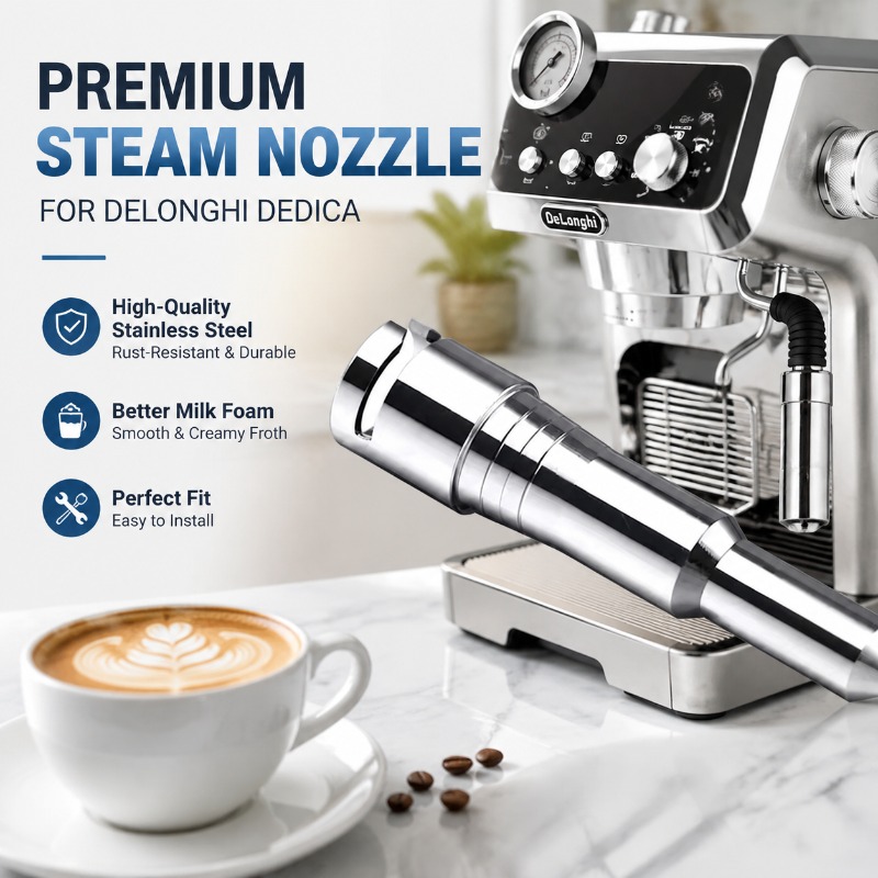 Steam Wand Tip - Nosel Uap Universal Snap-on Pengganti Ujung