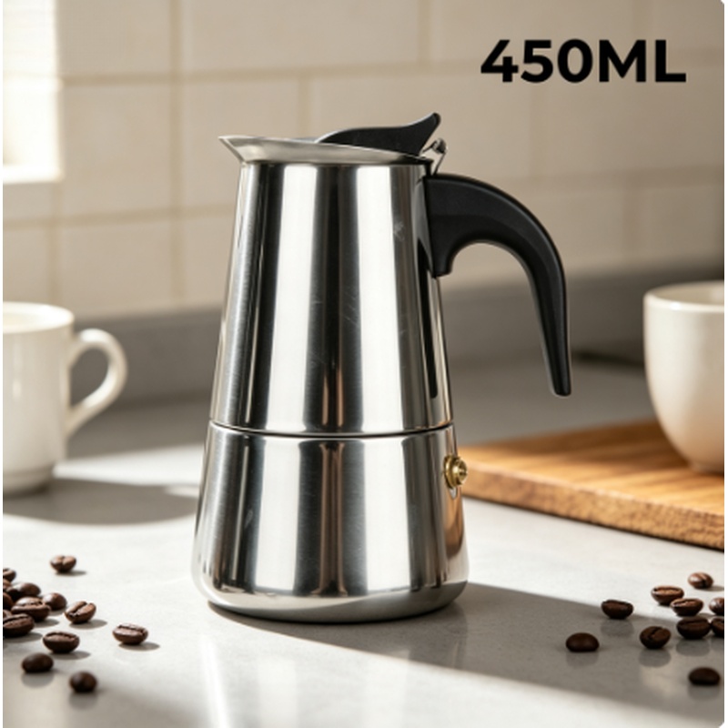 Coffee Equipment For Sale - Pembuat Kopi Espresso Multi-Cup Stainless Steel