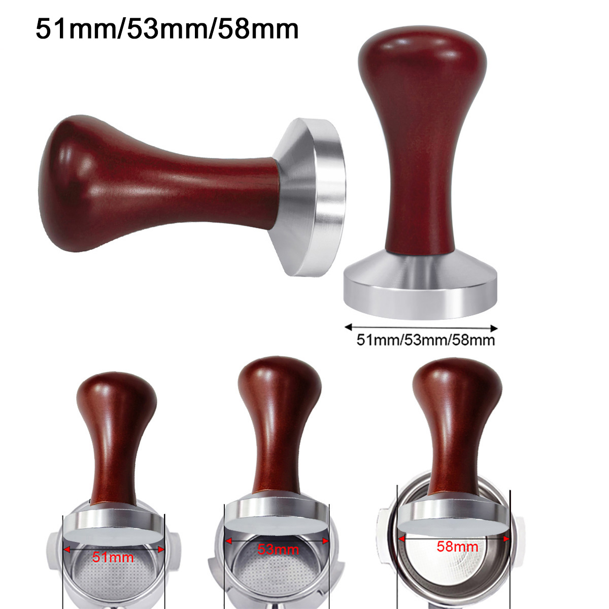 Coffee Shop Equipment - Tamper Espresso 51mm 53mm 58mm, Tamper