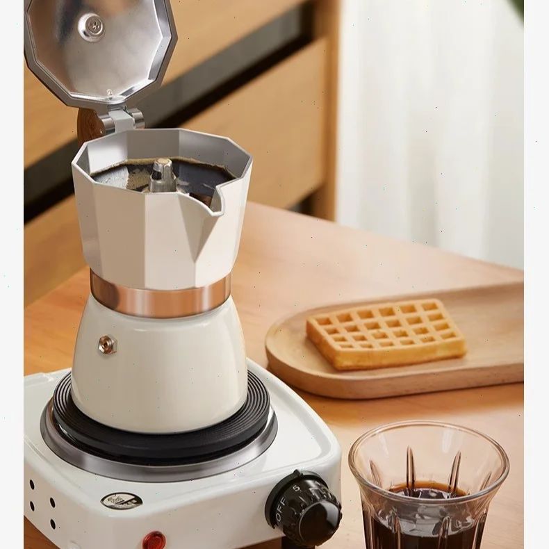 Coffee Equipment Tools - Set Pembuat Kopi Moka Pot Berbentuk