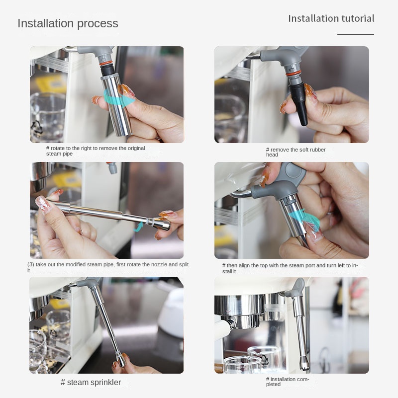 Mesin kopi pengganti nosel uap - Steam Wand Tip ulasan dan harga