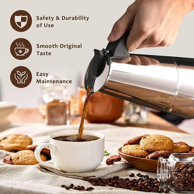 6 Cangkir Mocha Pot Pembuat Ko - Coffee Equipment For Sale ulasan dan harga