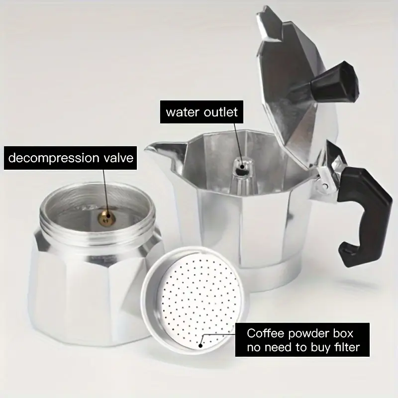 Moka Pot Aluminium Klasik 50-3 - Coffee Equipment Tools ulasan dan harga