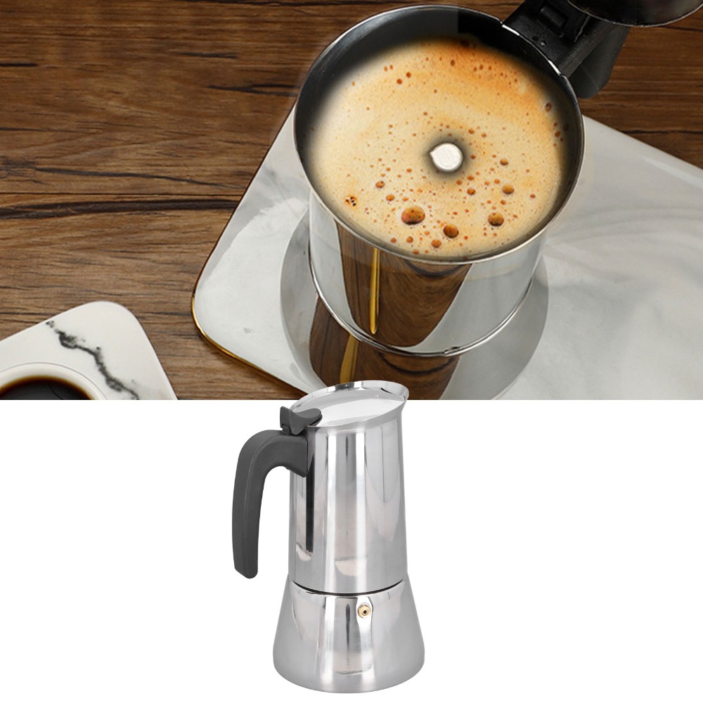 Panci Moka Stainless Steel Kap - Coffee Equipment For Sale ulasan dan harga