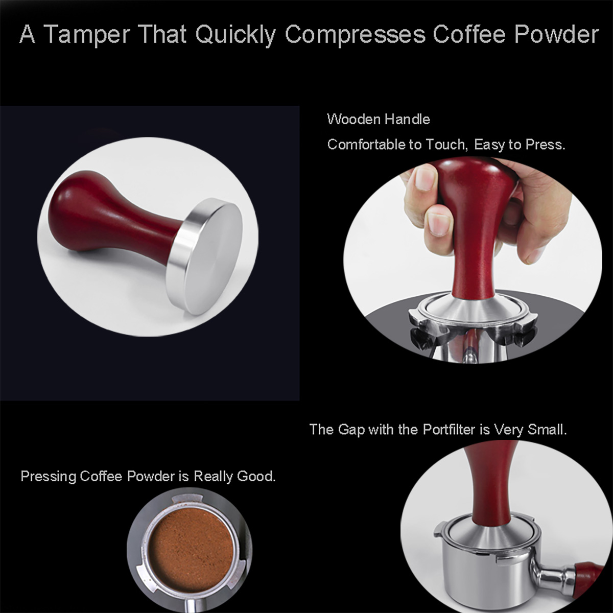 Tamper Espresso 51mm 53mm 58mm - Coffee Shop Equipment ulasan dan harga